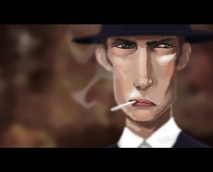 pleindetrucs.fr, plein de trucs, personnage des années 1920, borsalino, cigarette, final